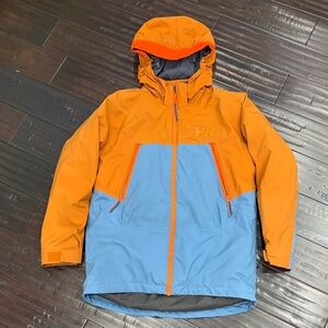 Helly Hansen Two-Tone Orange and Light Blue Jacket